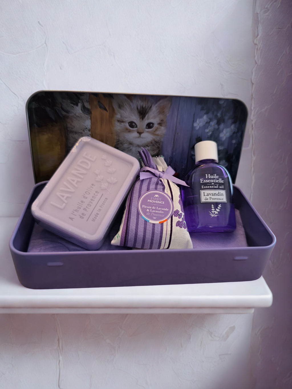 Coffret Métal – Trio Relaxation à la Lavande