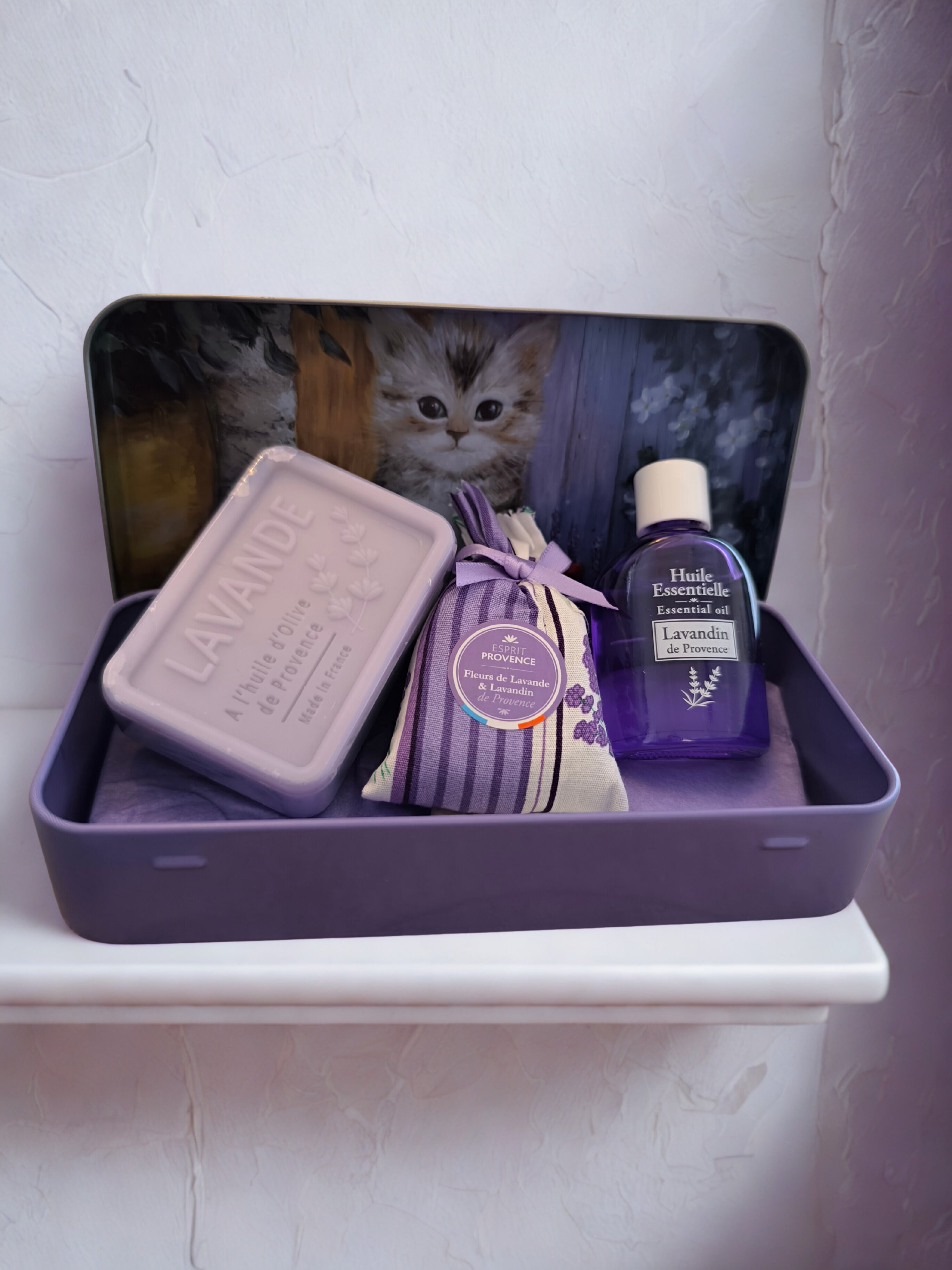 Coffret Métal – Trio Relaxation à la Lavande