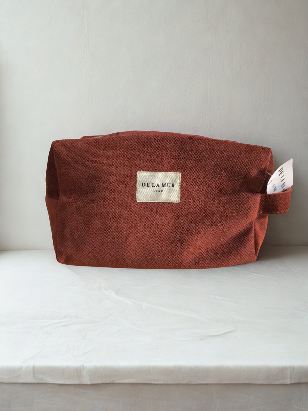 Trousse de Toilette "Boré" – Velours Grenat