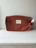 Trousse de Toilette "Boré" – Velours Grenat