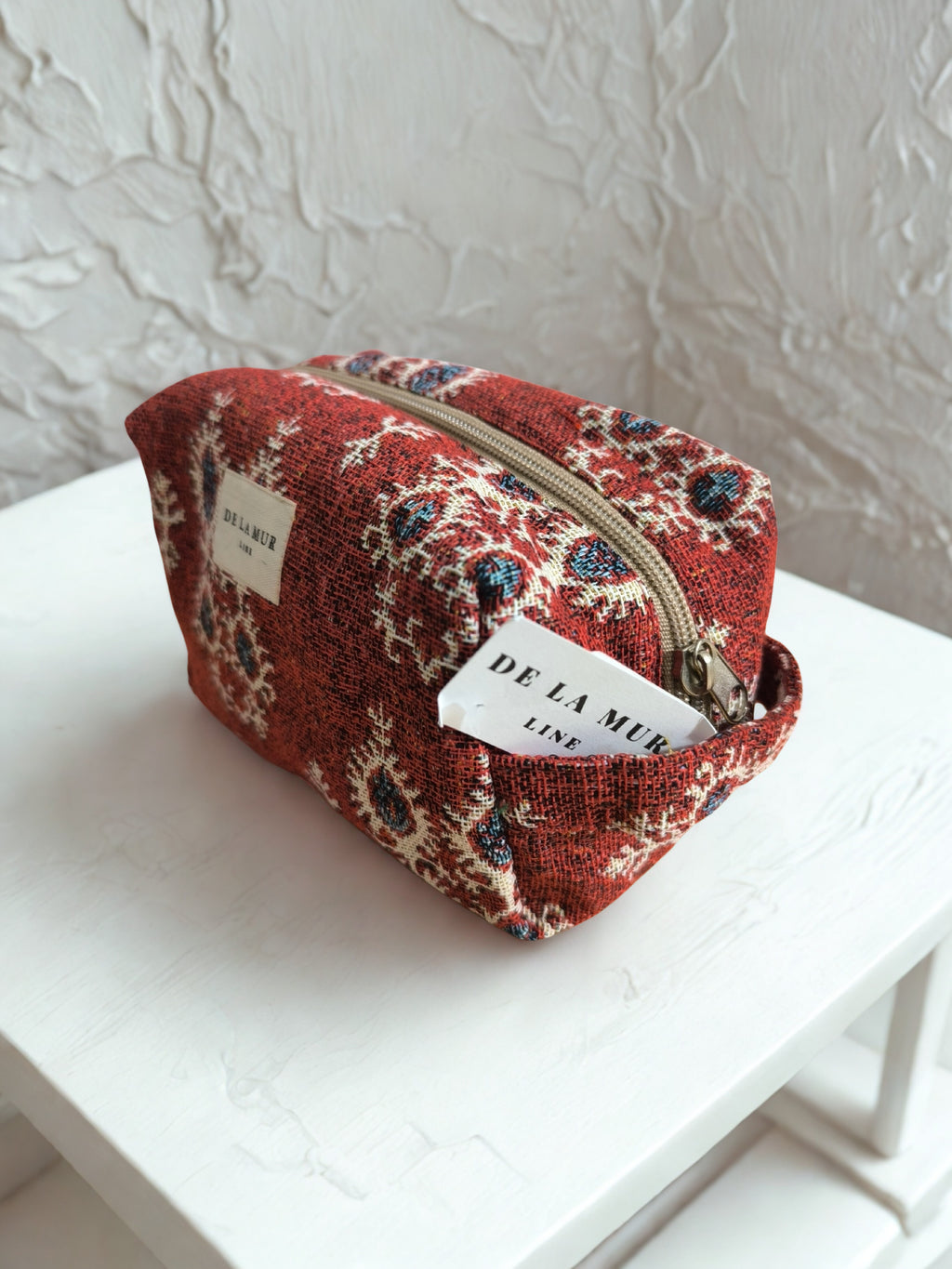 Pochette Jacquard "Tinta" – Imprimé Ethnique & Chaleureux