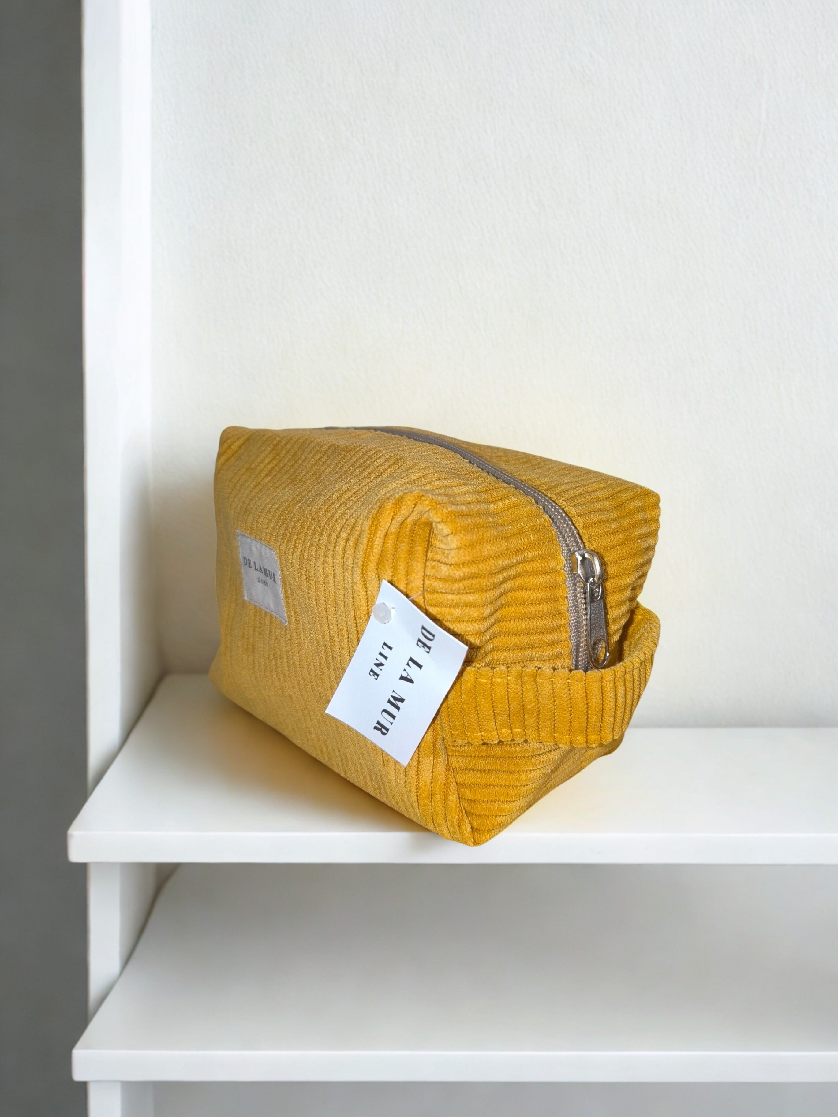 Trousse "Velours Moutarde" – Douceur Côtelée