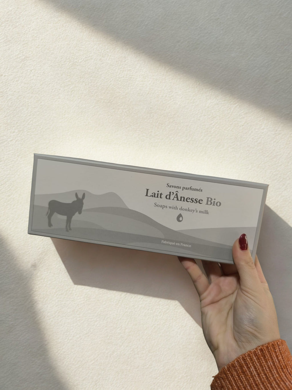 Coffret Luxe 3 100g Savons Lait d’Ânesse Bio