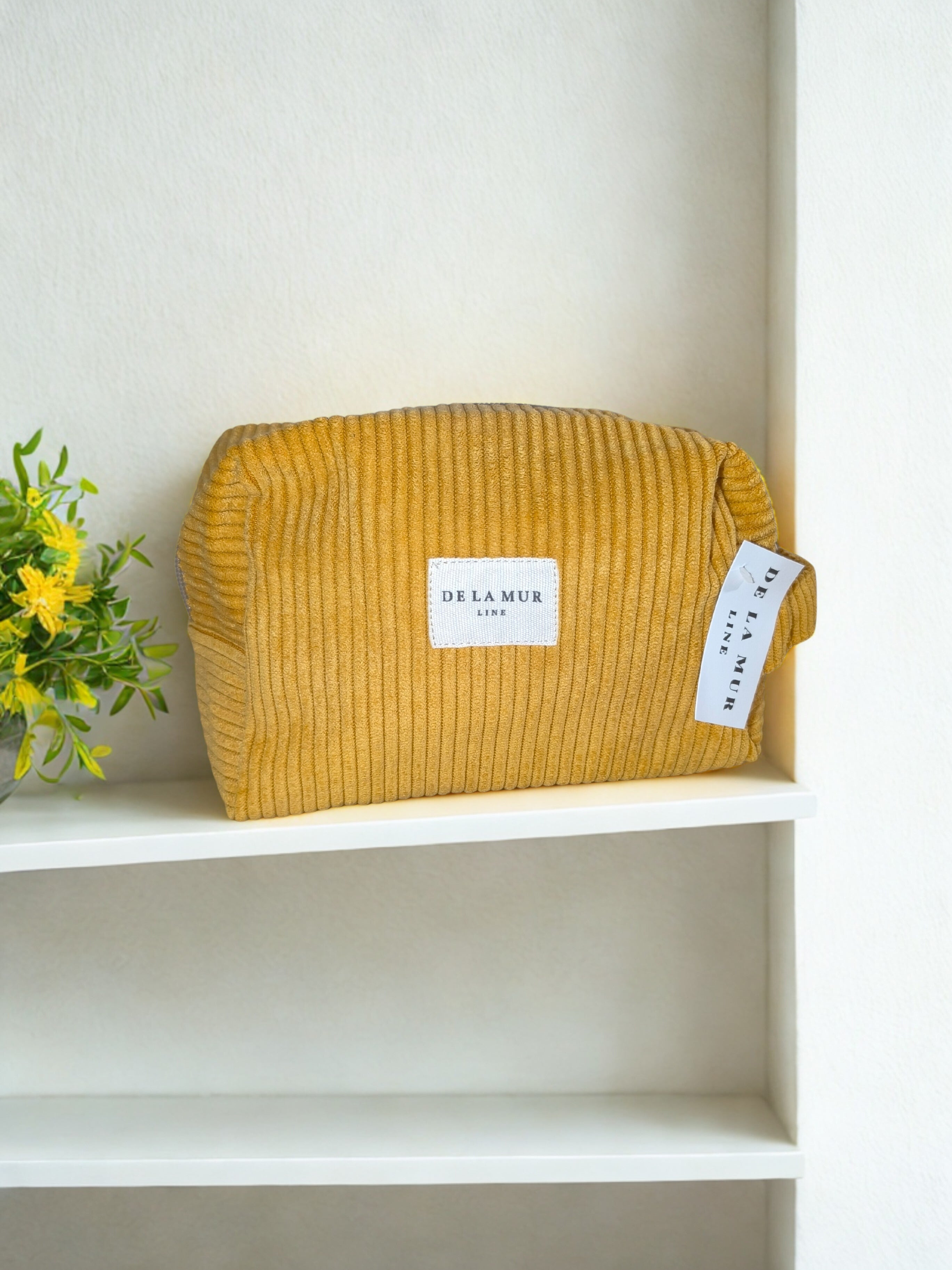 Trousse "Velours Moutarde" – Douceur Côtelée