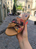 Mules "Rainbow" en Liège et Cuir – Fabriquées au Portugal